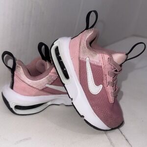 Nike Air Max INTRLK Kids Pink Mesh Lace Up Athletic Gym Shoes Sneakers Size 5C